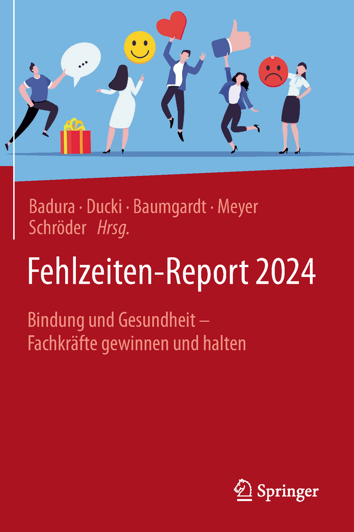 Cover des Fehlzeiten-Reports 2024